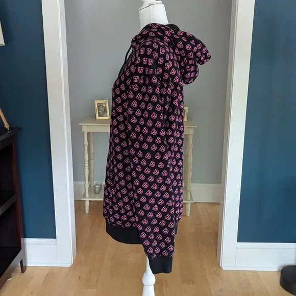 Shane Dawson x Jeffree Star All Over Pig Unisex Hoodie Size Med. Black Pink - Picture 5 of 12